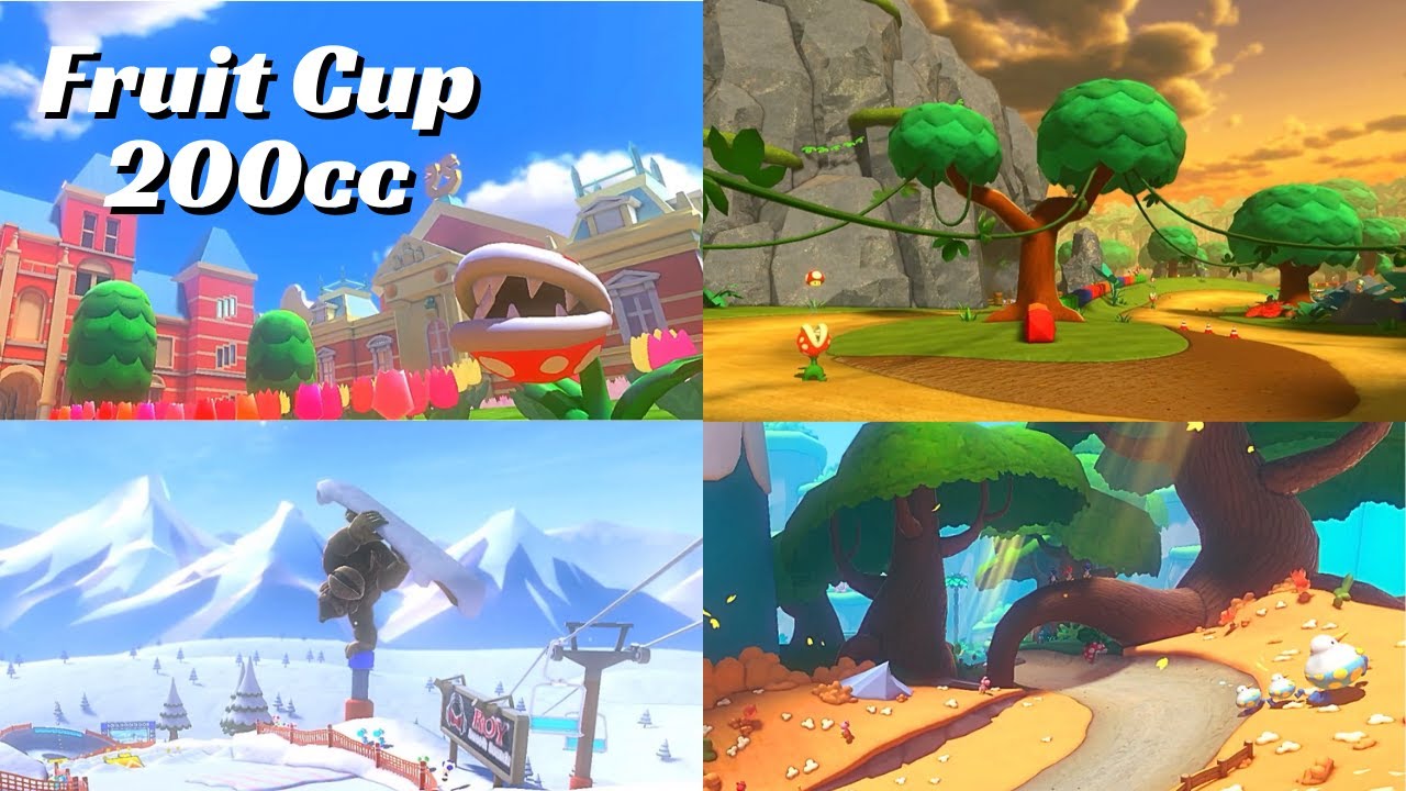 Mario Kart 8 Deluxe – Fruit Cup 200cc Grand Prix Gameplay, Booster Course Pass, Nintendo Switch 2025