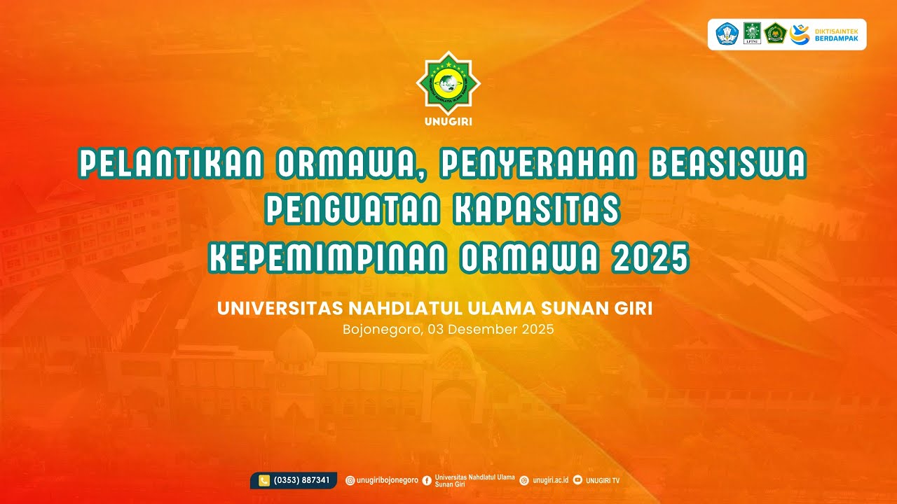 PELANTIKAN & PENGUATAN KAPASITAS KEPEMIMPINAN ORMAWA