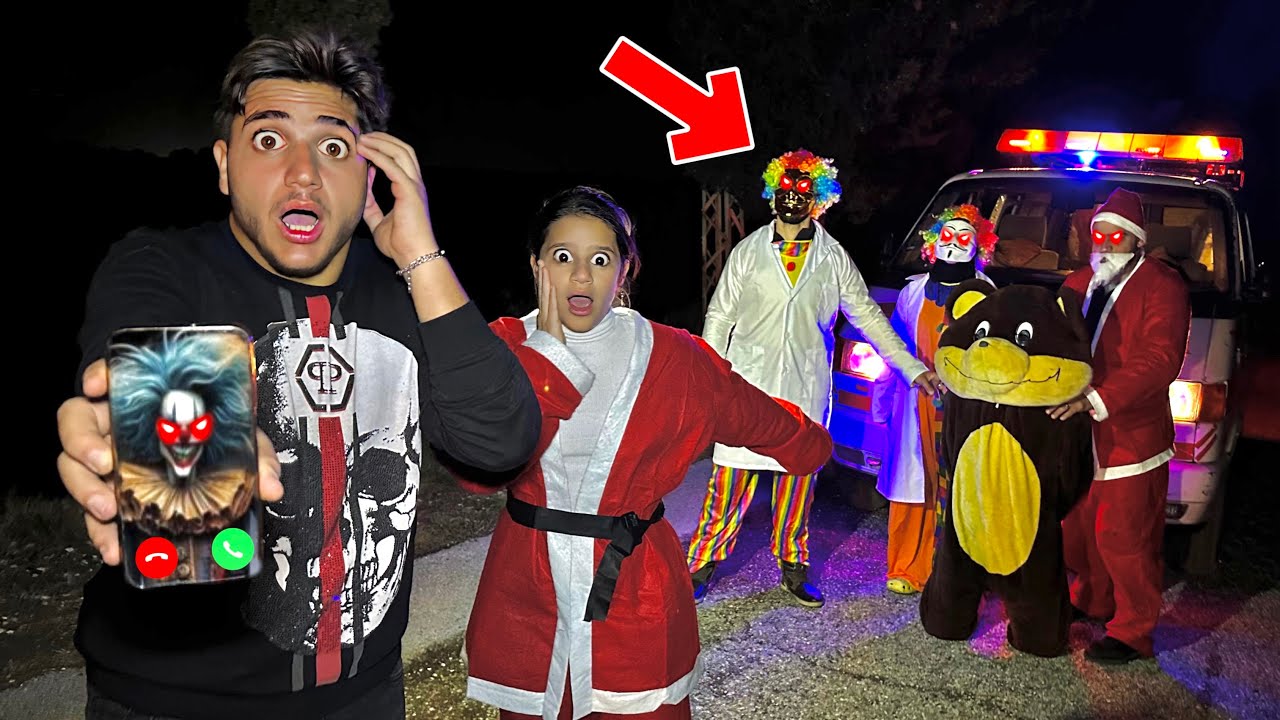 سيارة الاسعاف والمهرجين خطفو ا الدب الشرير وماشا حاولت مساعدتنا ولكن…!!مخيف