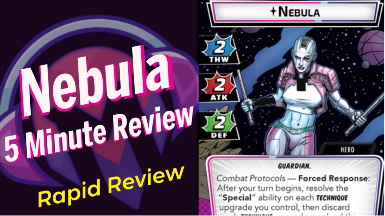 Marvel Champions | Nebula | Review | 5 Minute Review | Hero Pack | Marvel Monday