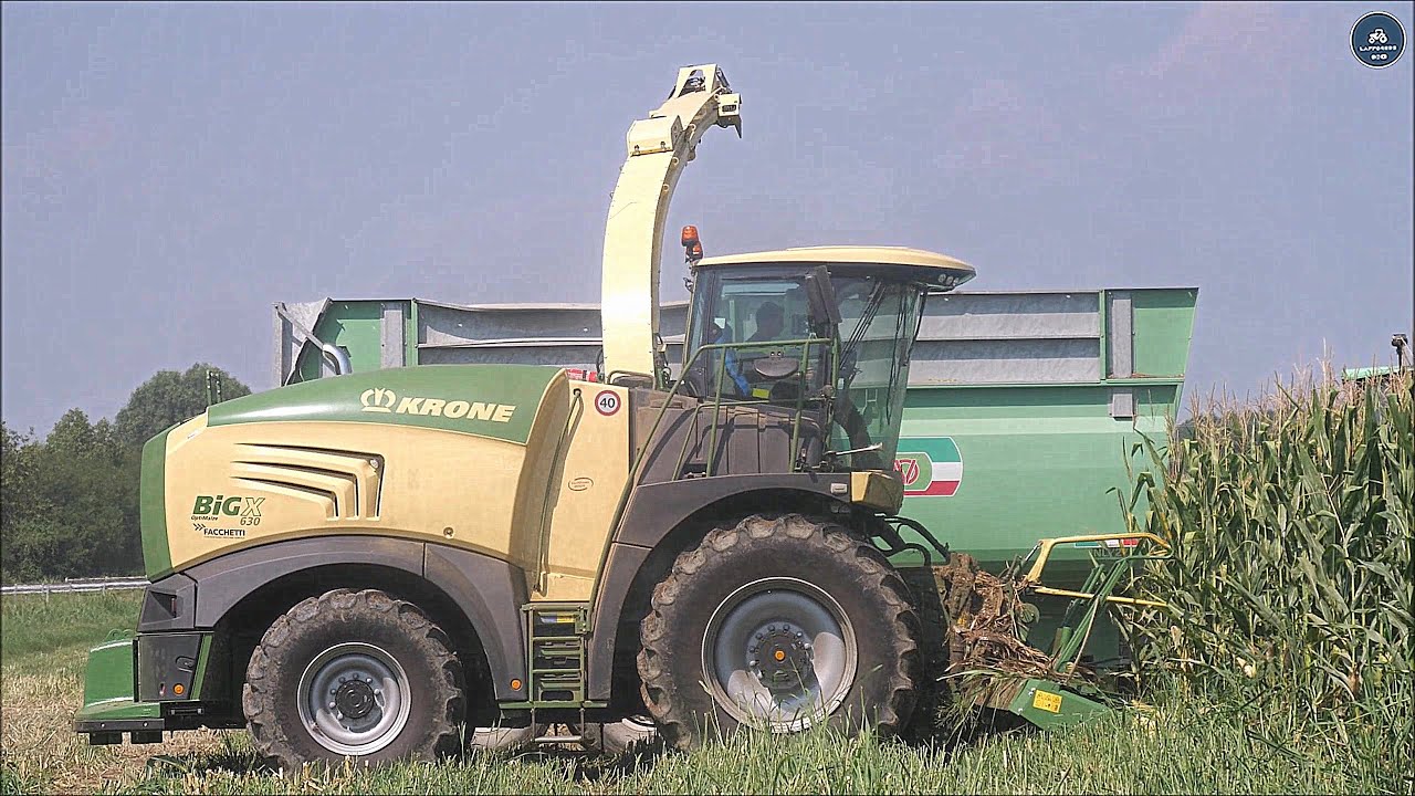 New Krone Big X 630 & 4 Deutz + Vaia trailers - Agricola Fappani - Corn silage 2024