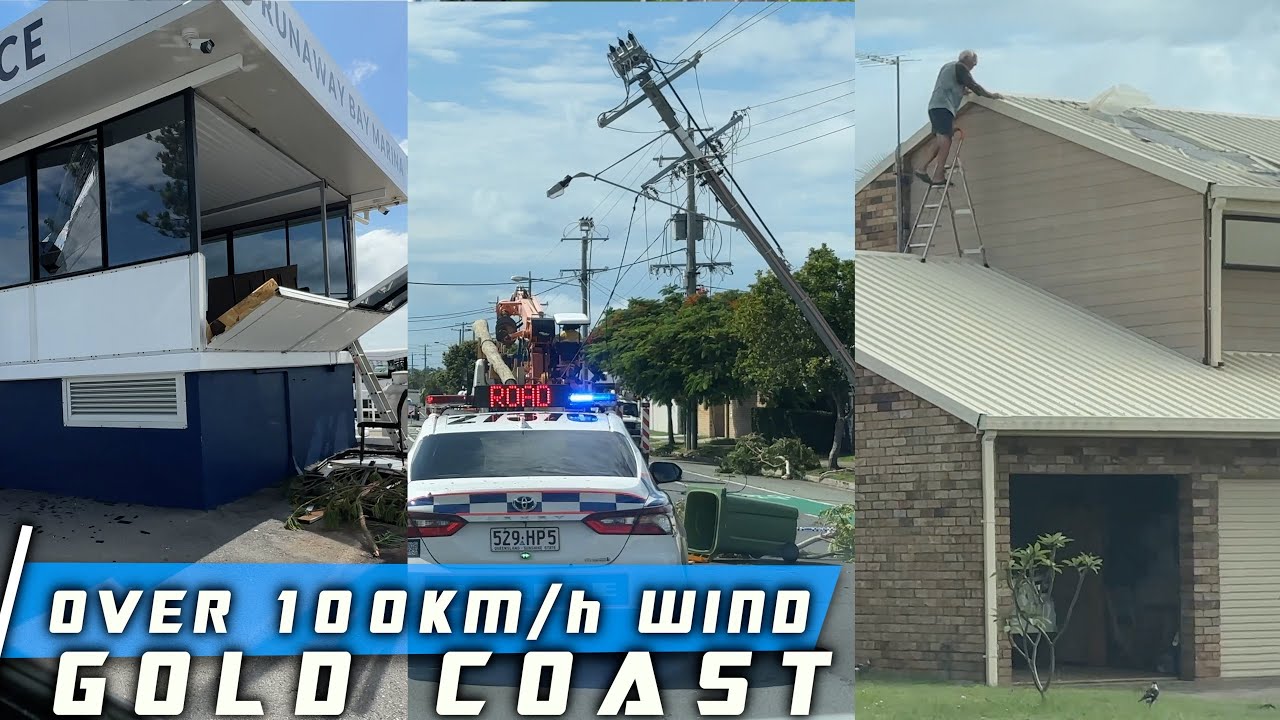 OVER 100Km/h Winds - Aftermath of the Gold Coast VIOLENT STORM TORNADO