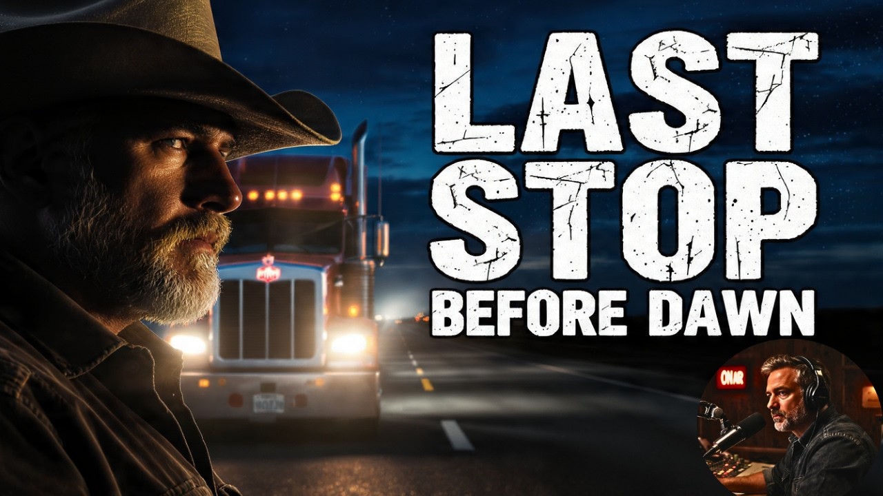 Last Stop Before Dawn 🚛  Late Night Trucker Country Song for Long Highway Drives