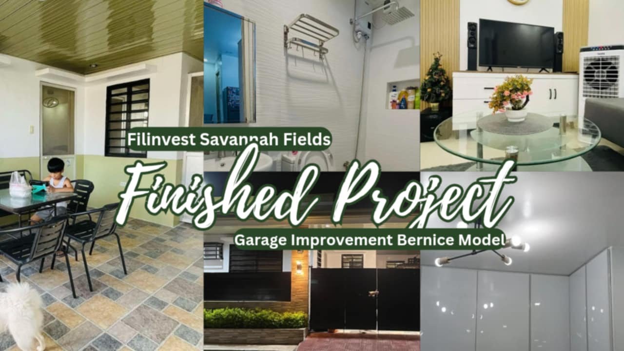 Finished project | Garage Improvement Bernice Model | Filinvest Savannah Fields