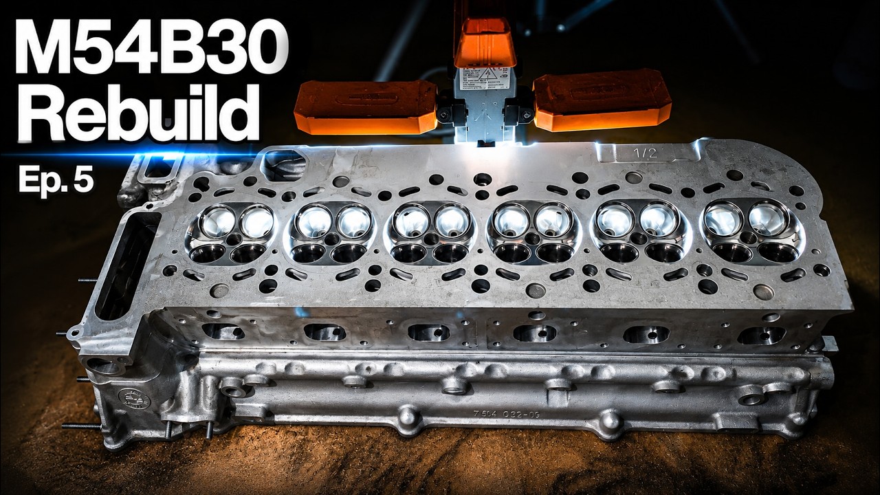 M54B30 Rebuild : La Culasse, du Démontage au Portage / Polissage [Ep.5]