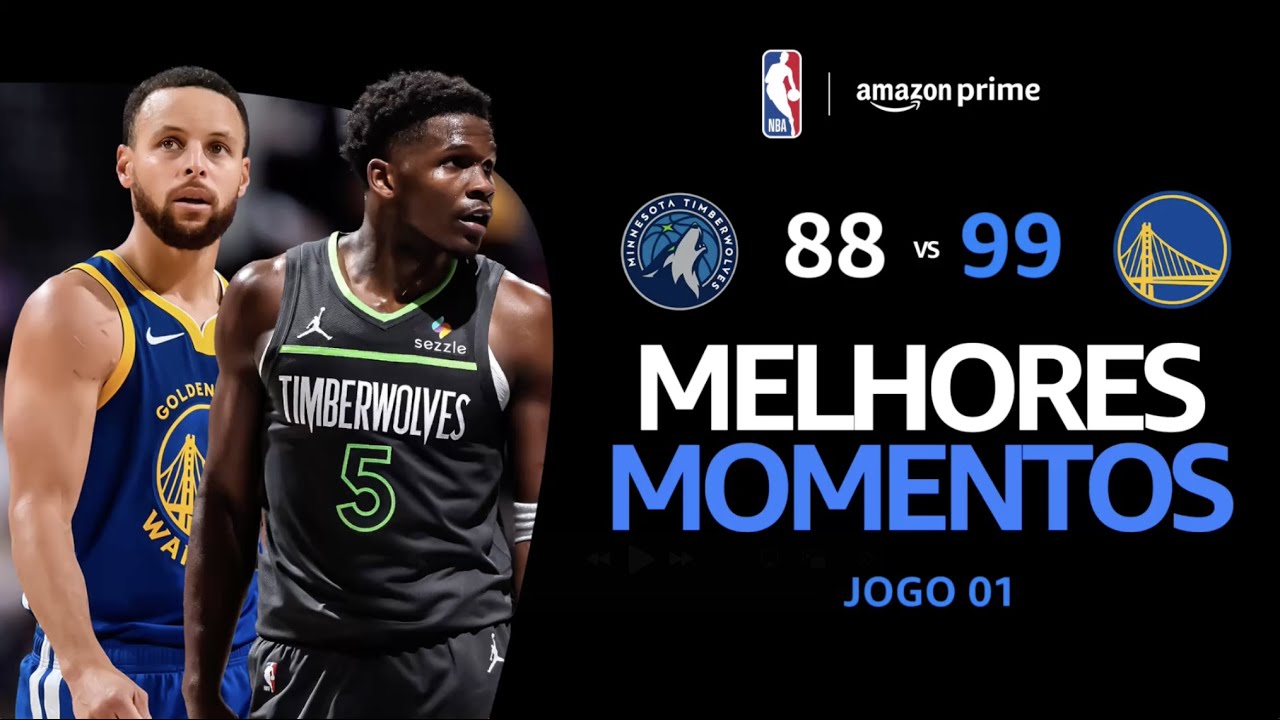 MINNESOTA TIMBERWOLVES 88 X 99 GOLDEN STATE WARRIORS | MELHORES MOMENTOS | PLAYOFFS NBA 2024-25