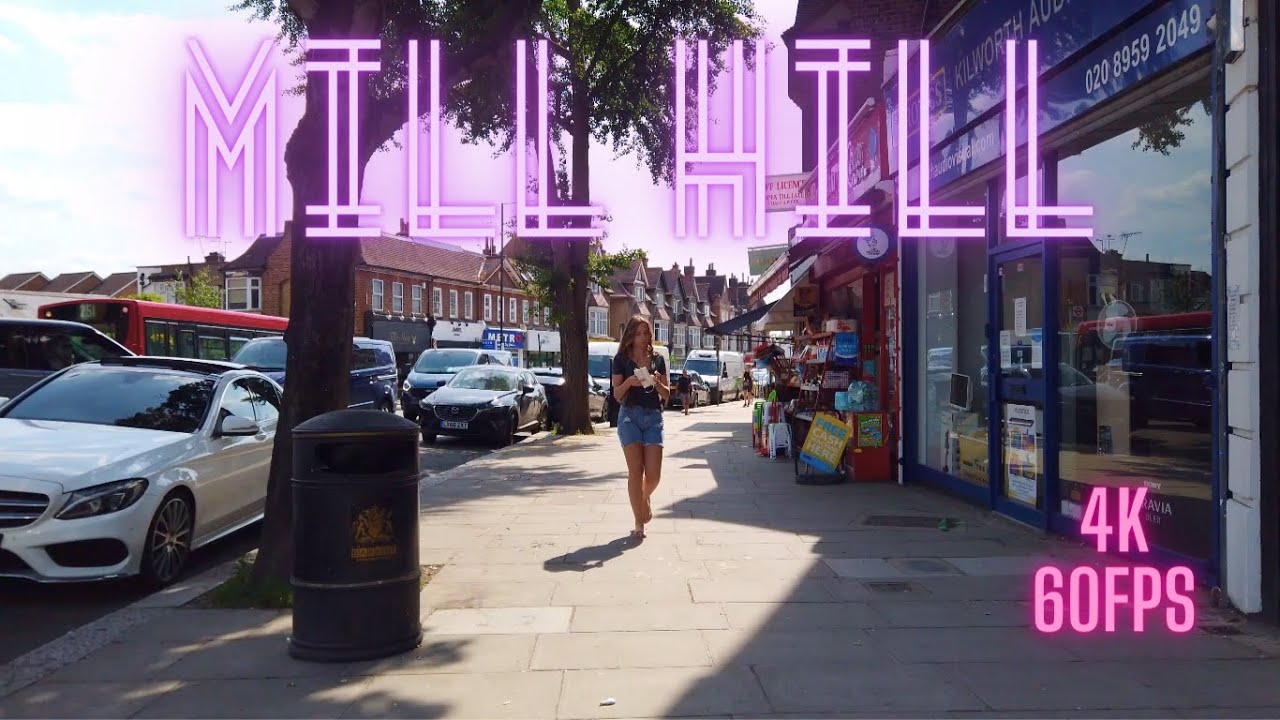 MILL HILL | London Walking Tour | 4K 60FPS