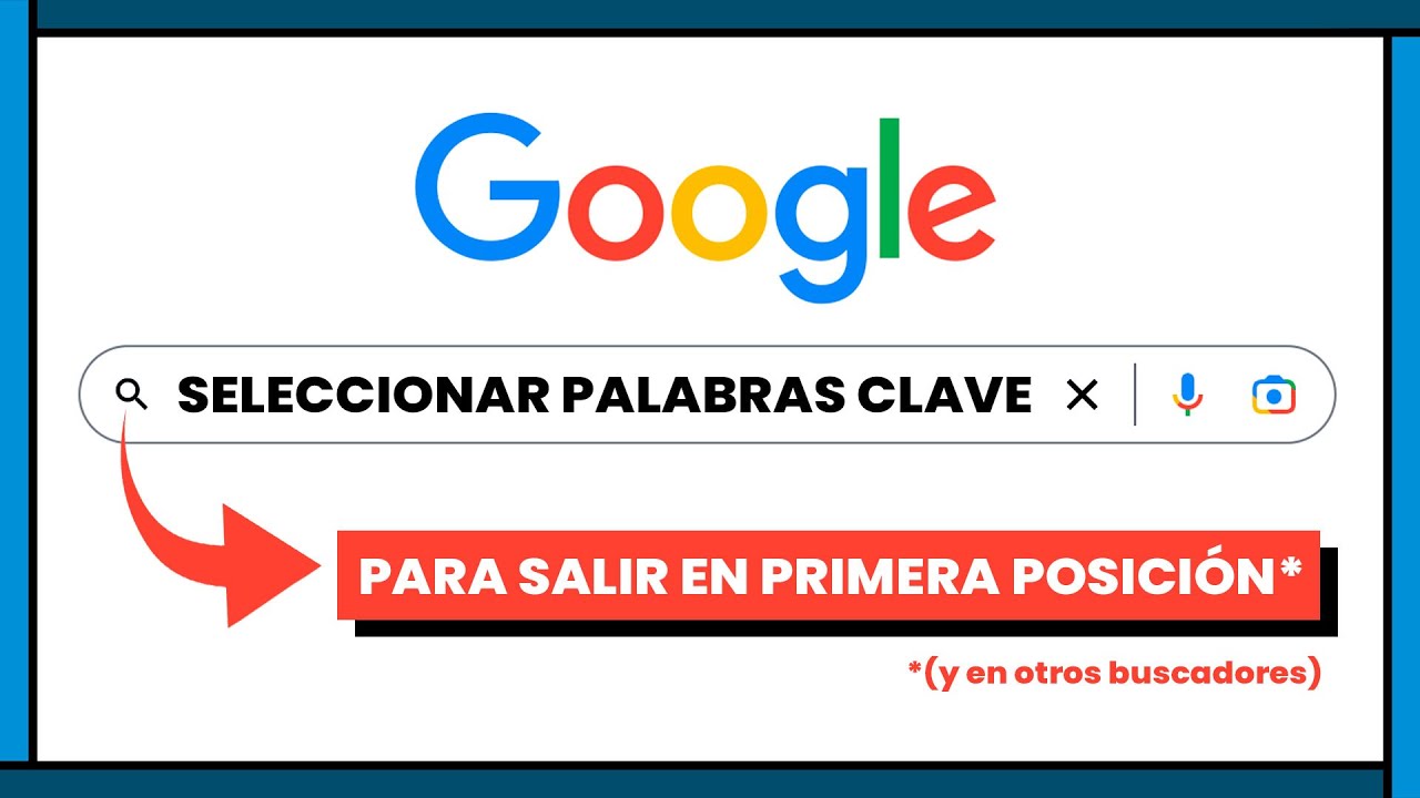 Cómo y dónde BUSCAR PALABRAS CLAVE