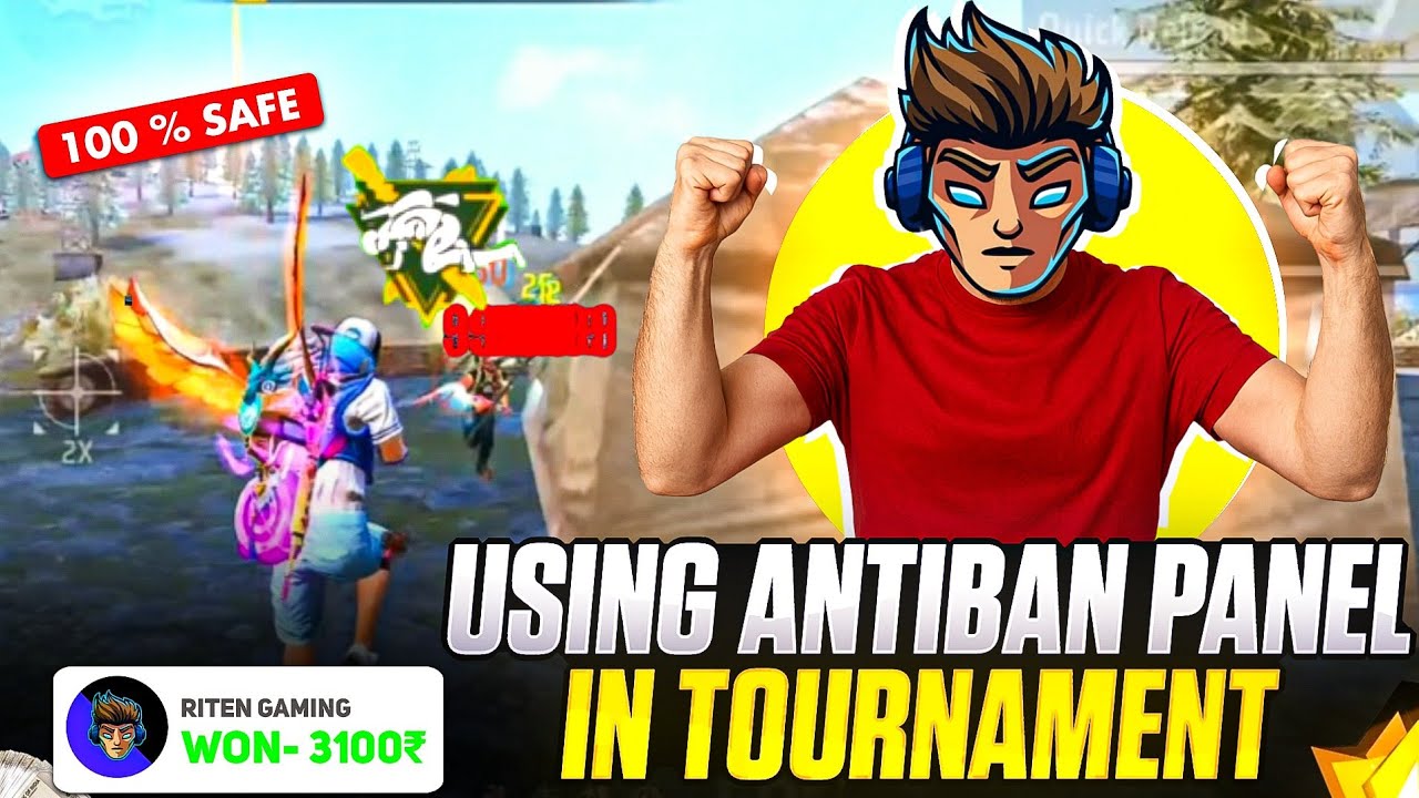 PLAYING TOURNAMENTS BY USING ANTIBAN PANEL ✅ - SHOCKING RESULTS 🤯