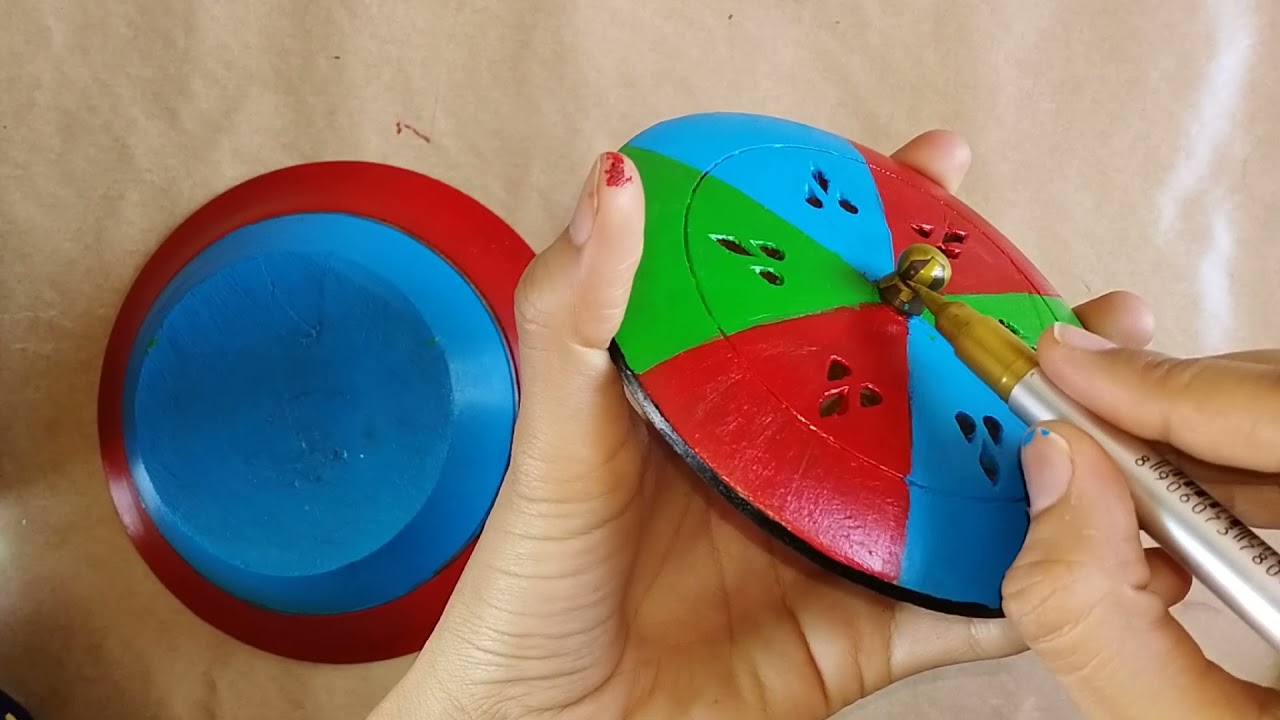 DIY painting old wooden box