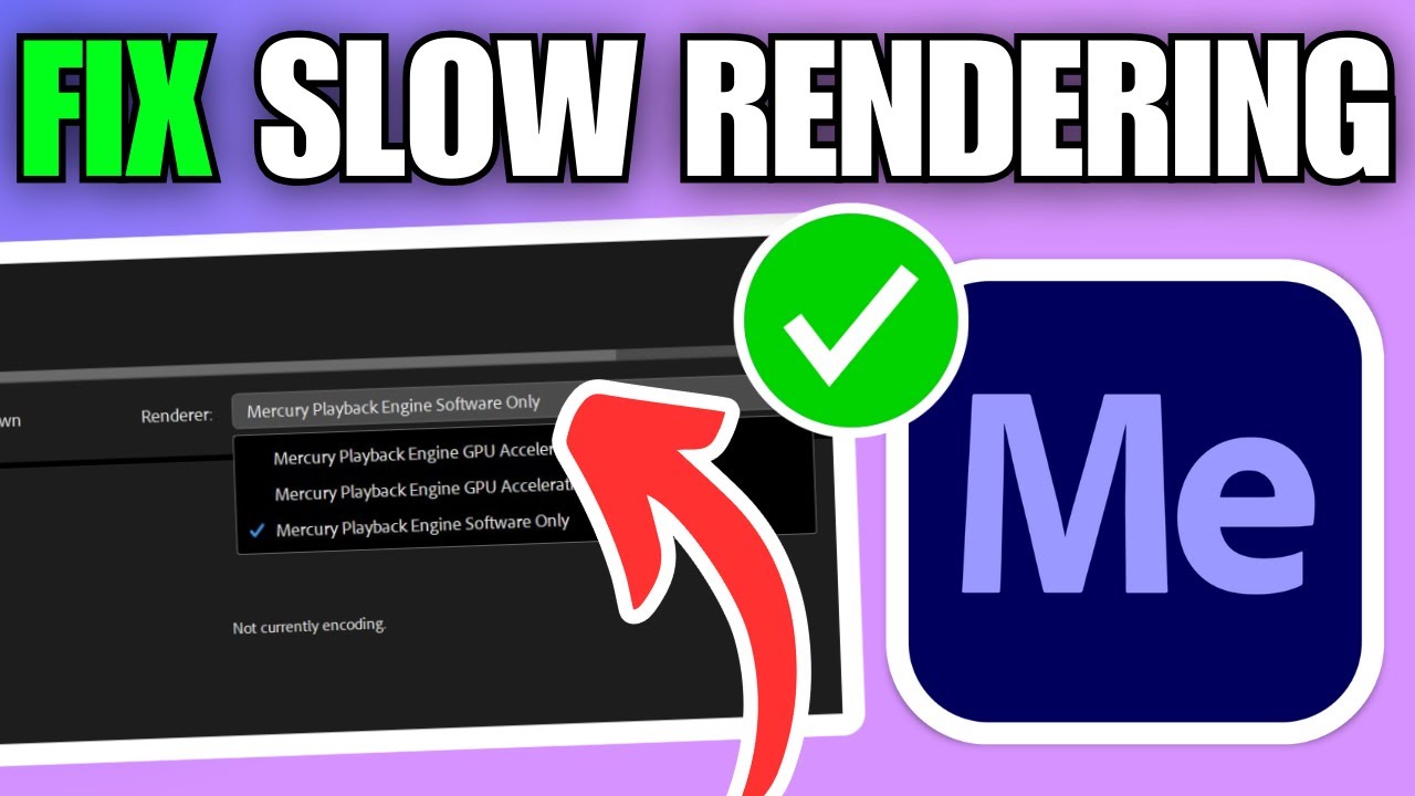 Как исправить медленный рендеринг Adobe Media Encoder (ускорить)