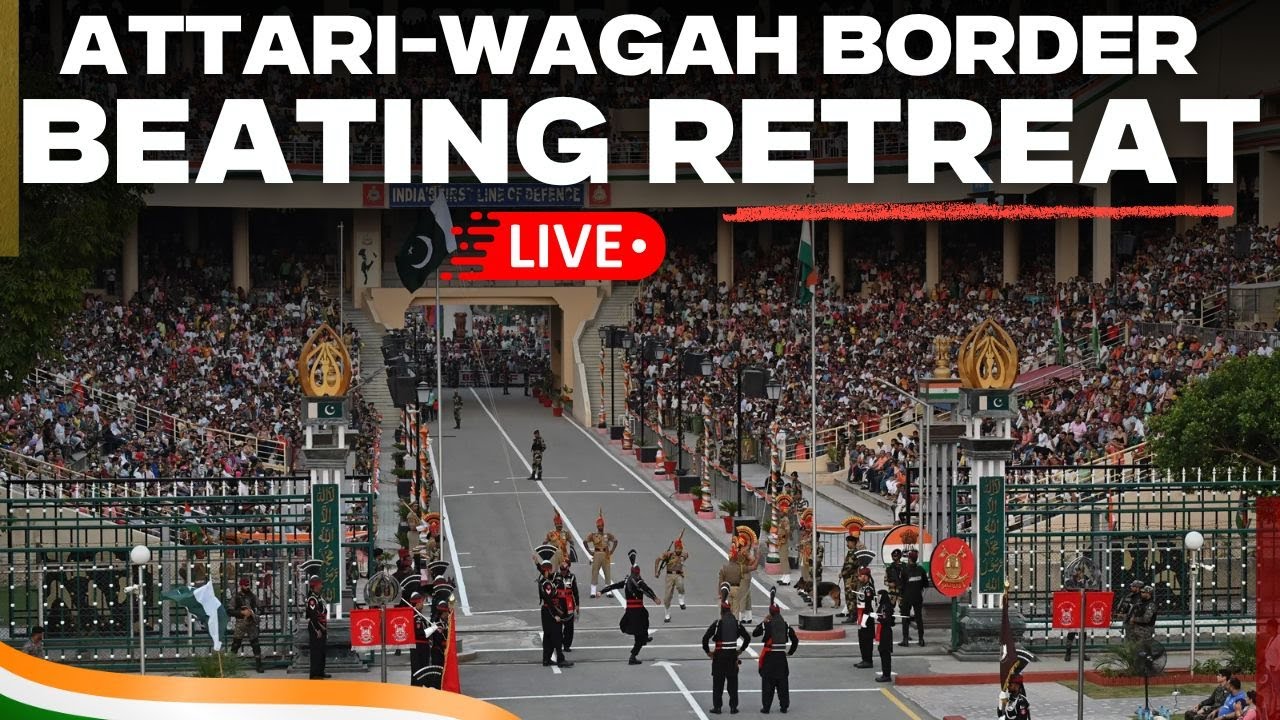 Beating Retreat Ceremony LIVE | Attari-Wagah Border | Independence Day Celebration 2026 | BSF | Army