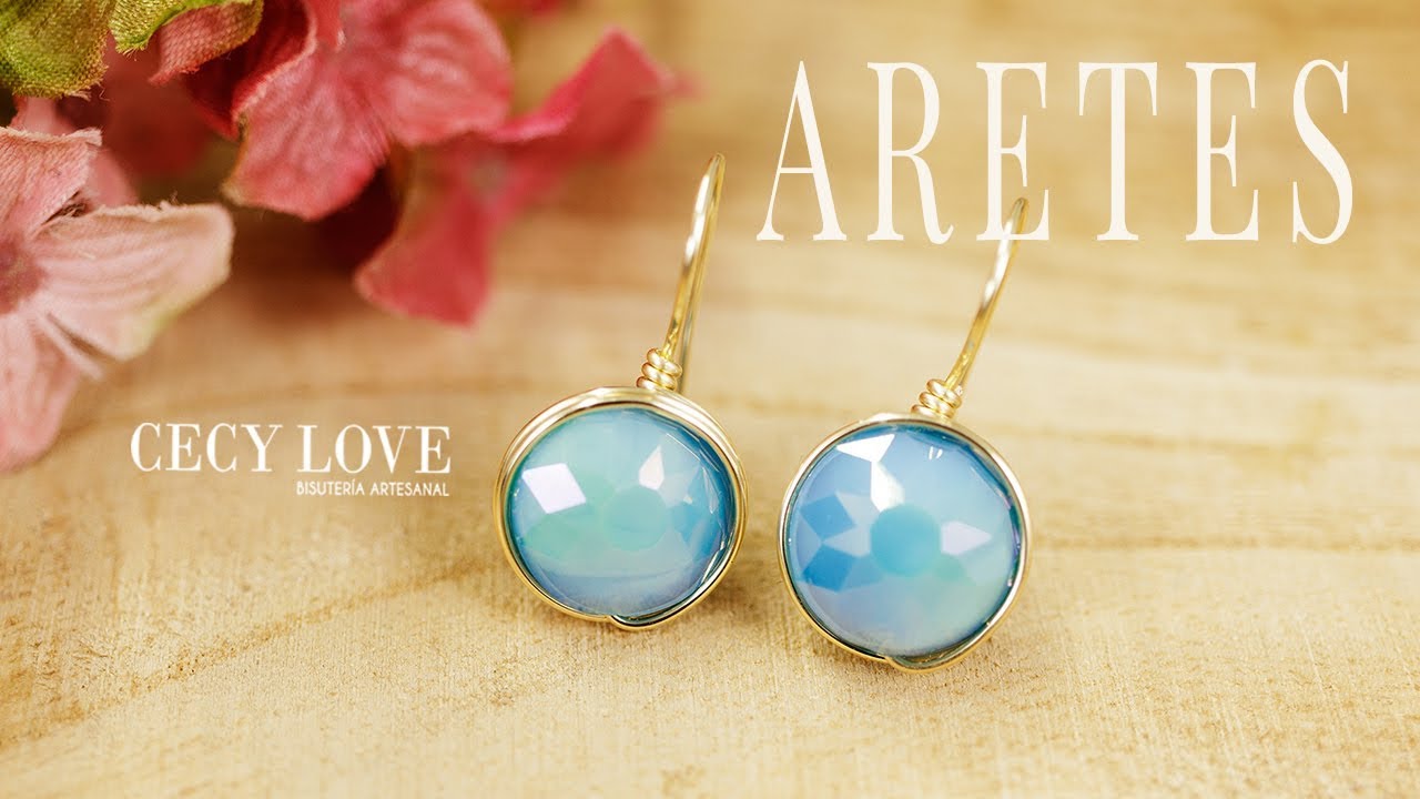 COMO HACER ARETES EN MINUTOS Con Cecy Love Bisuteria