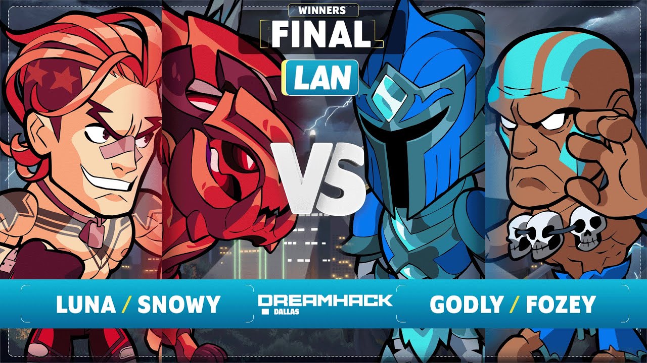 Godly & Fozey vs Luna & Snowy - Winners Final - Dreamhack Dallas 2023 - LAN 2v2