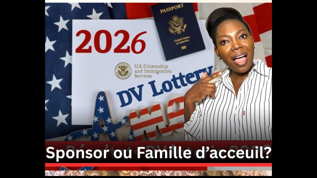 DV-Lottery-Difference entre Sponsor et Famille d'acceuil et l'importance d'avoir un Hote.
