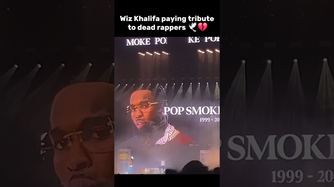 Rappers paying tribute to dead Rappers 🕊💔 #rap #hiphop #celebrity #popsmoke #juicewrld #wizkhalifa