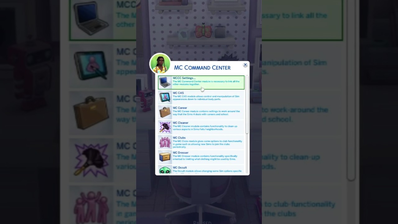 How To Use The MC Command Center Mod To Give Your Sims An 