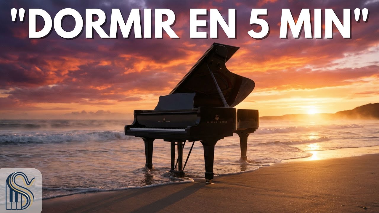 El PIANO que DUERME a Millones | Olas del Mar para Dormir Profundamente en 5 Minutos