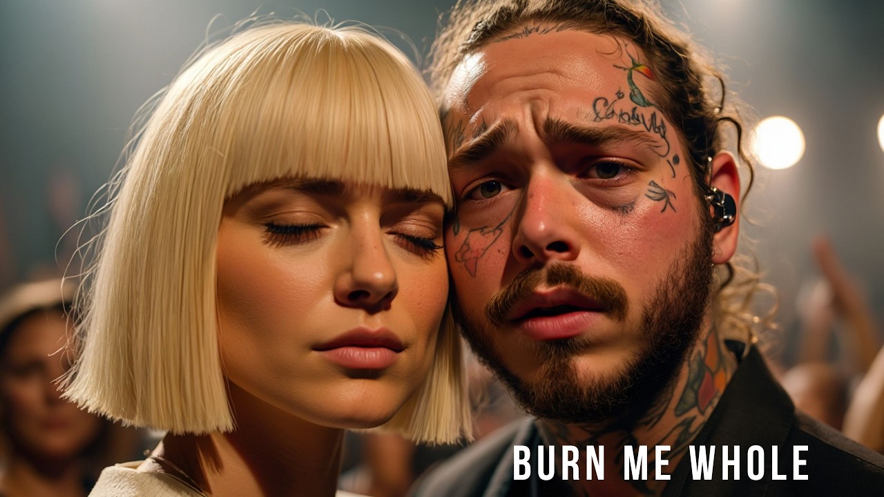 Sia ft Post Malone – Burn Me Whole (Official Lyric Video)
