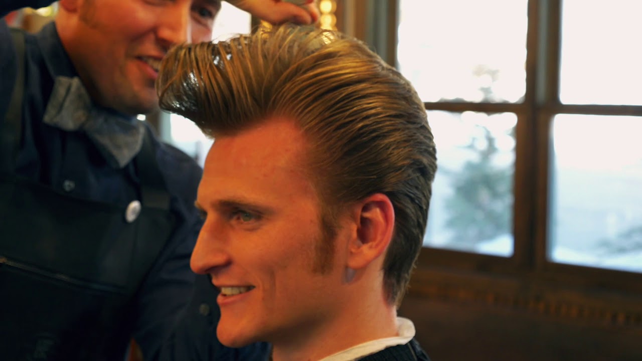 Teddy Boy Haircut: Short Version