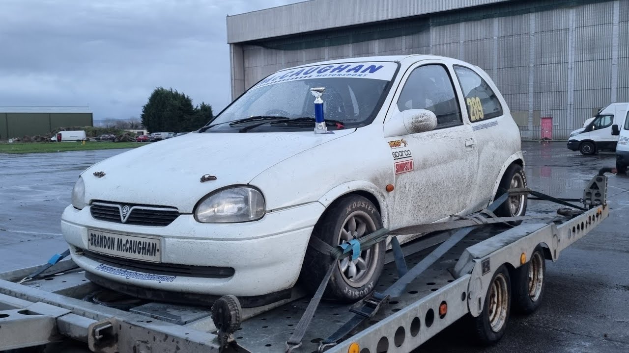 Ballykelly Rallysport Association Vauxhall Corsa B 1600 Rally Car 12/02/2022