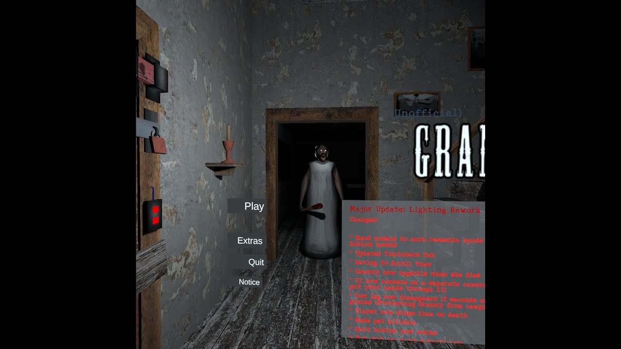 Trying granny vr (scary)