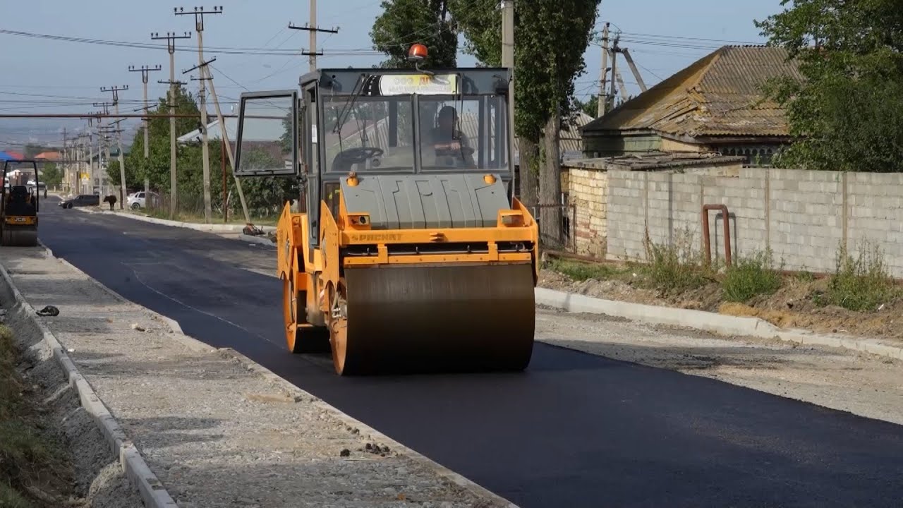 В поселке Ленинкент завершают ремонт  двух улиц