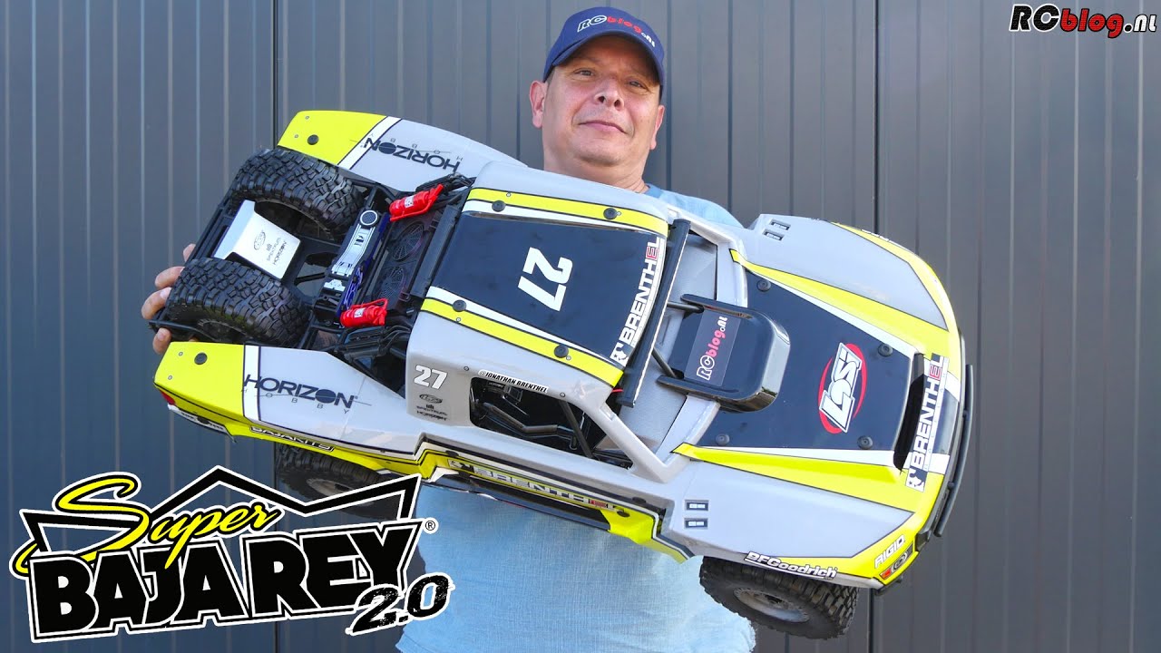 Losi Super Baja Rey 2.0 Desert Truck video review (NL)