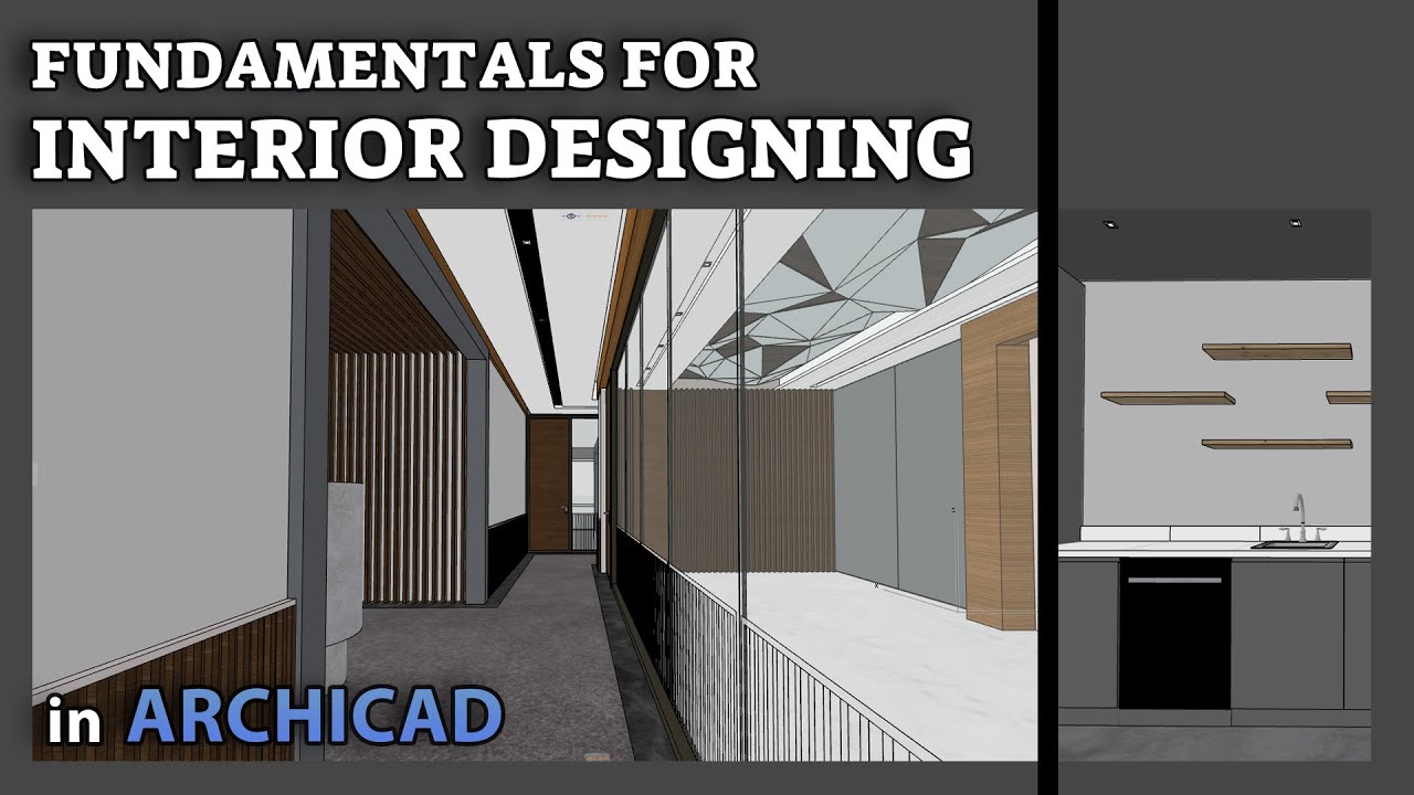 Fundamentals for Interior Modeling in Archicad Tutorial