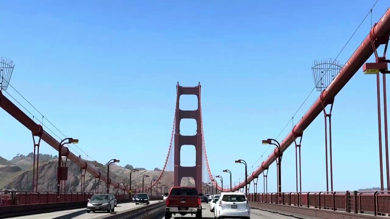 6.18.25 Golden Gate Bridge, trip back to Marin,  no dragon noted