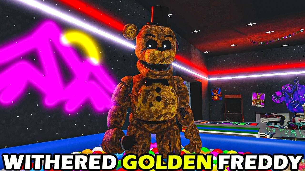 Как получить Иссохшего Золотого Фредди в FNAF: UNIVERSE RP 2 [Roblox]