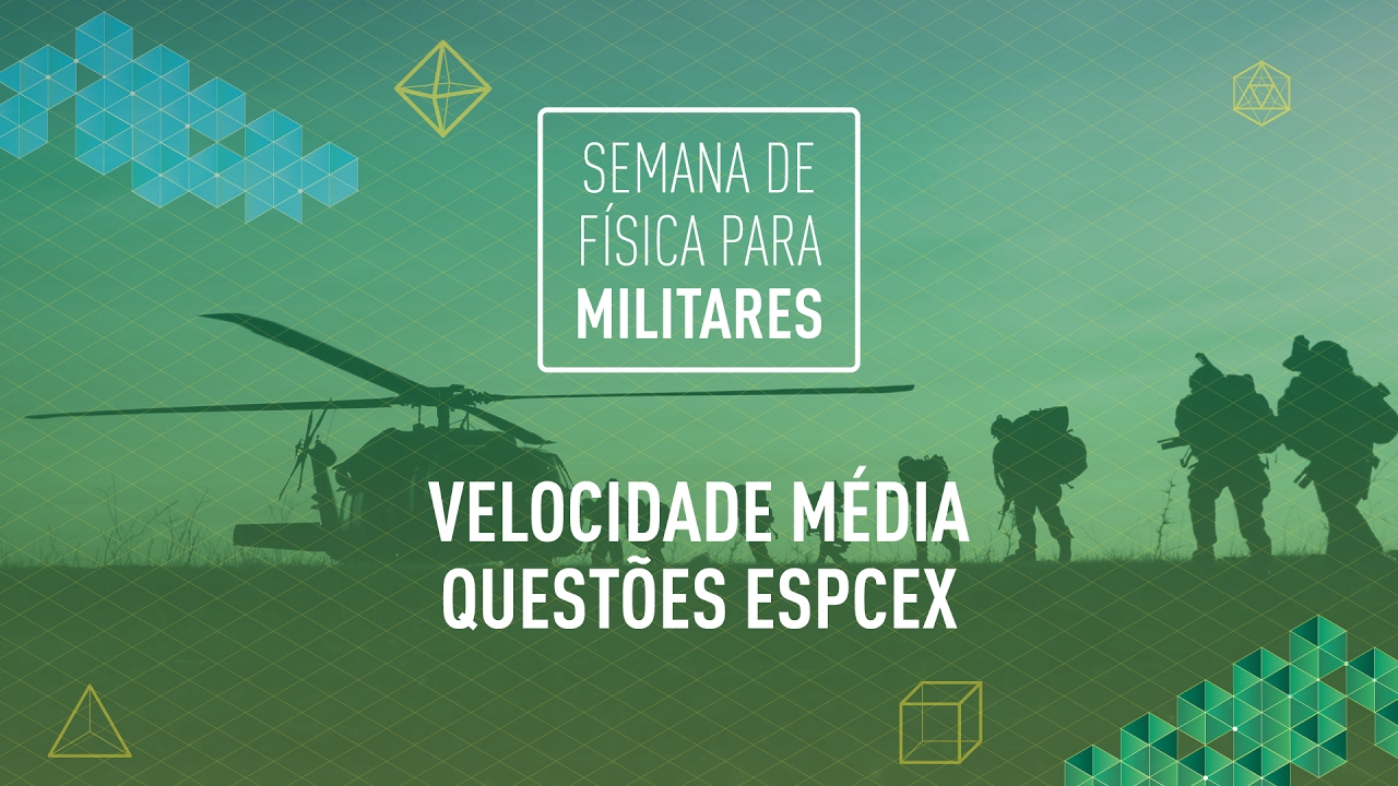 Velocidade Escalar Média | Questões EsPCEx