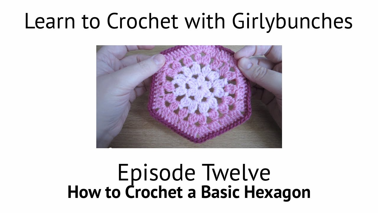 Easy Crochet a Basic Hexagon Tutorial | Girlybunches