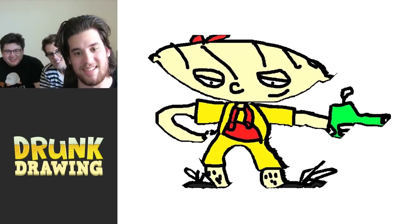 DRUNK DRAWING FAMILY GUY (supermega Reupload)
