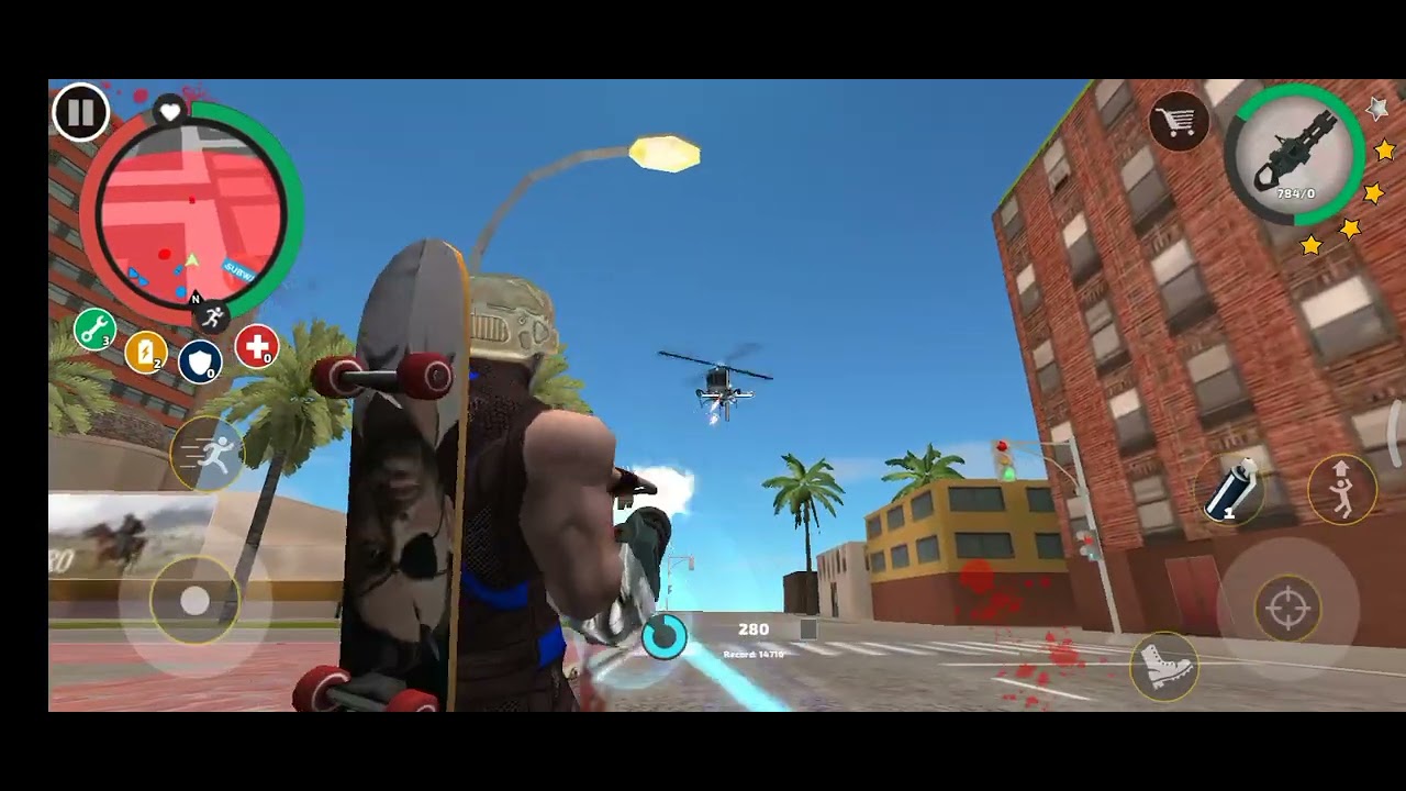 This is Ropo hero voice town game (TRANSFORMER vs HELICOPTER)
