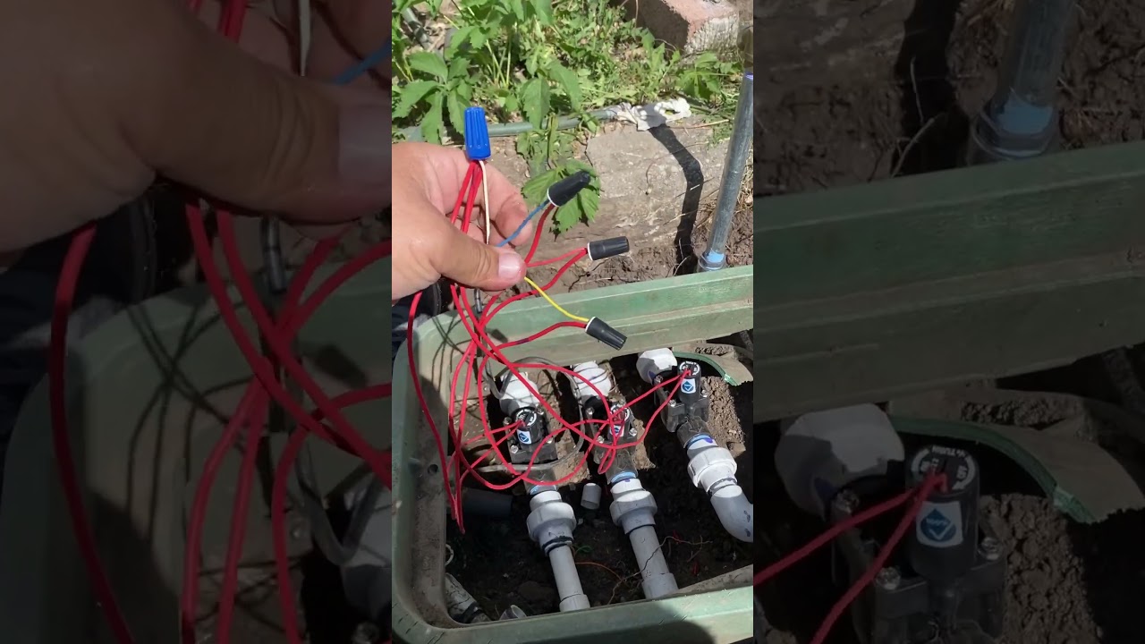 Пример электропроводки спринклерного клапана