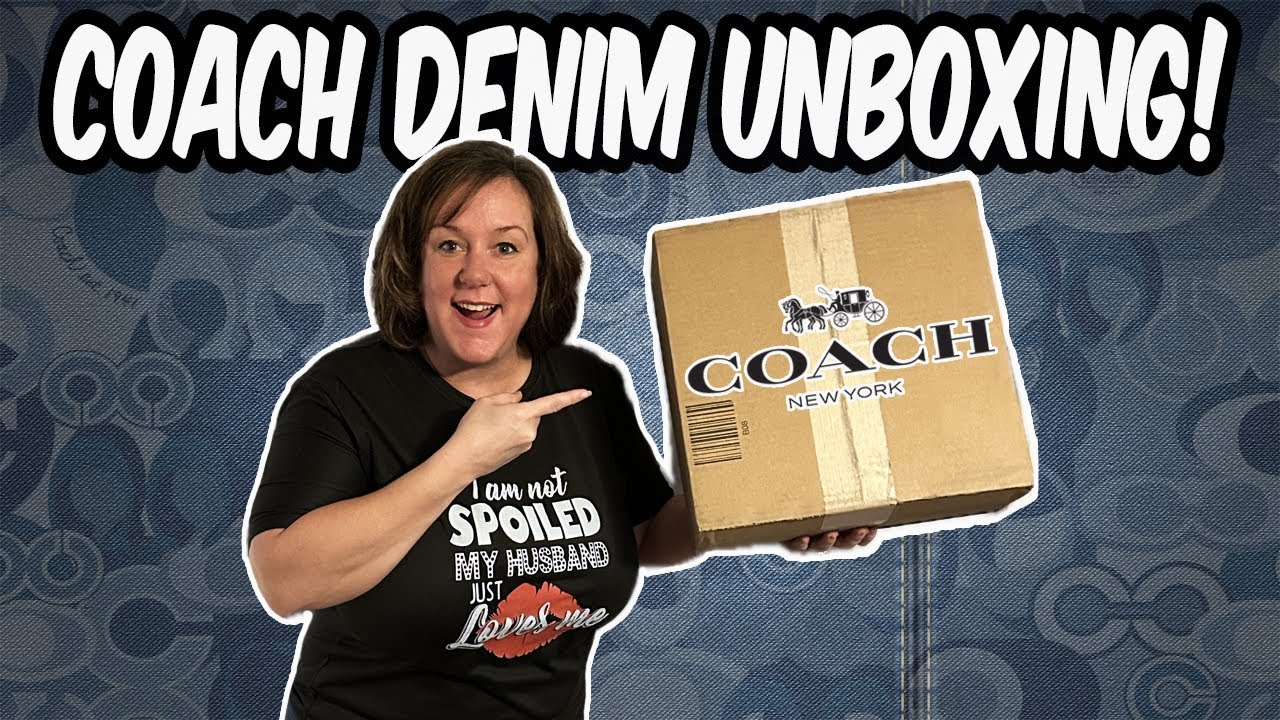 COACH DENIM SOFT TABBY UNBOXING | AKBBags