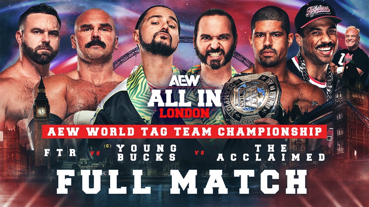 ПОЛНЫЙ МАТЧ: Young Bucks против The Acclaimed против FTR — матч за титул чемпиона мира AEW | AEW ...