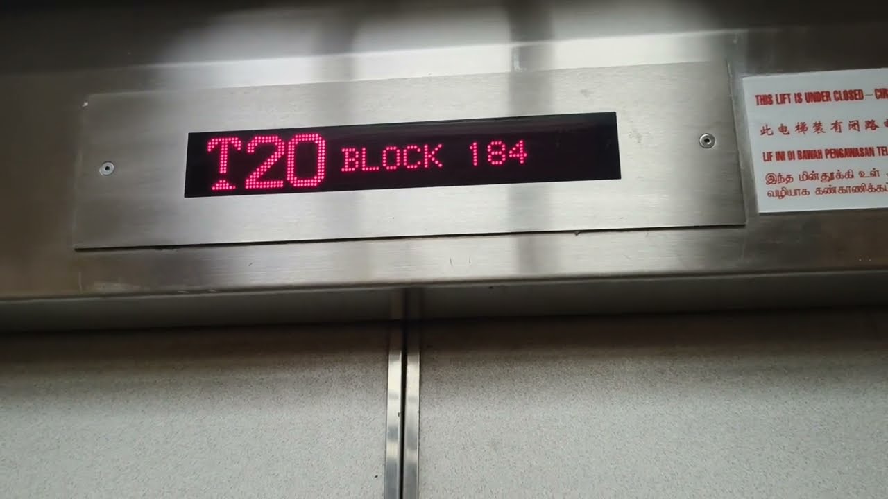 Blk 184 Jelebu Road HDB LG Elevator