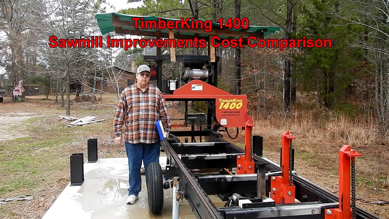 Сравнение затрат на модернизацию лесопильного завода TimberKing 1400