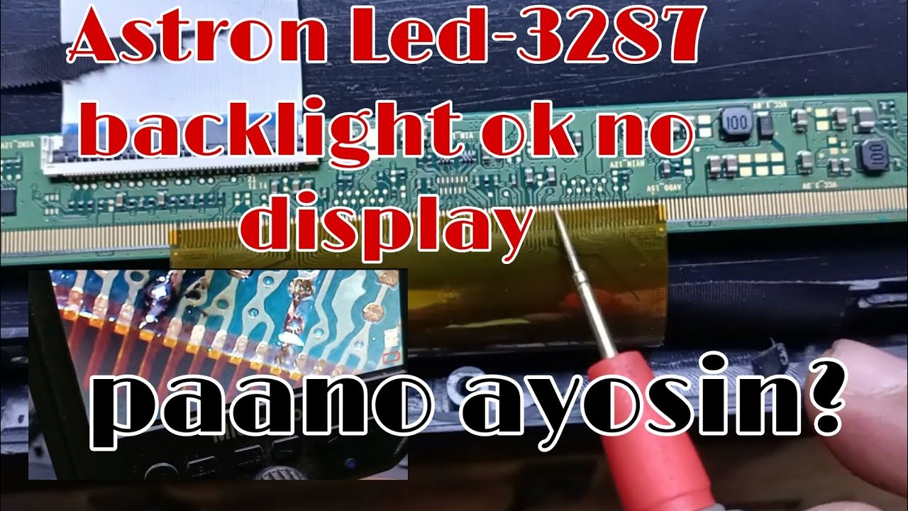 Paano ayosin Astron Led-3287 no display#ger tech ph#paano ayosin no display#how  to fix no display