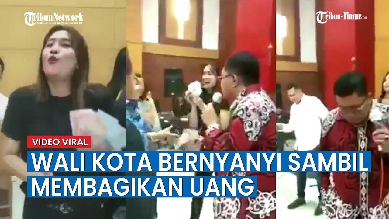 Viral Video Wali Kota Blitar Bernyanyi Sambil Membagikan Uang, Dinilai Langgar Protokol Kesehatan