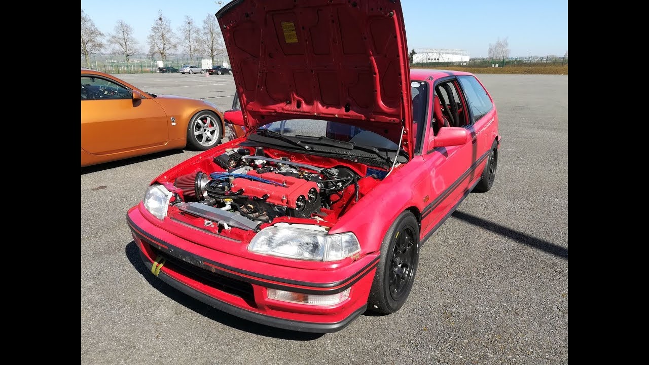 CIVIC EE9 / EF B18C 2.L  270hp TRACK