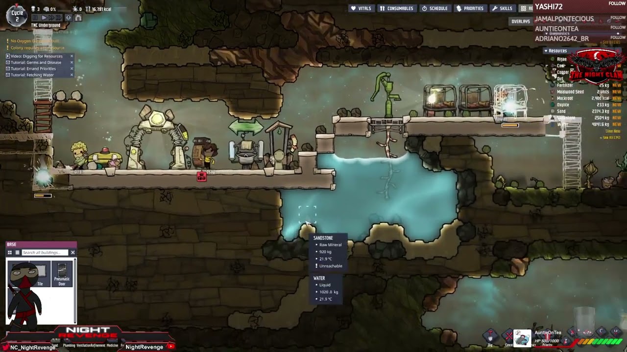 Oxygen Not Included Part 1 - Gib Oxygen - Nightrevenge