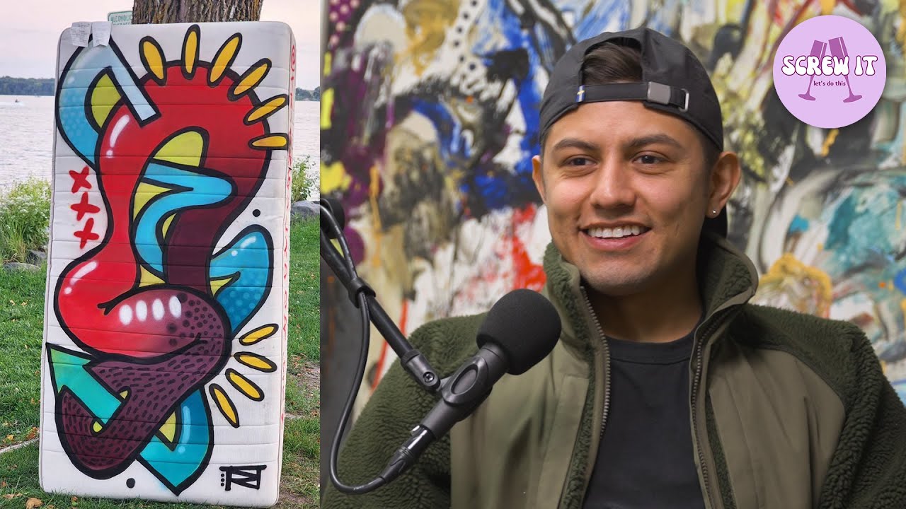 He Went From Painting Mattresses For Fun To Painting Murals For Money (feat .Triangulador)