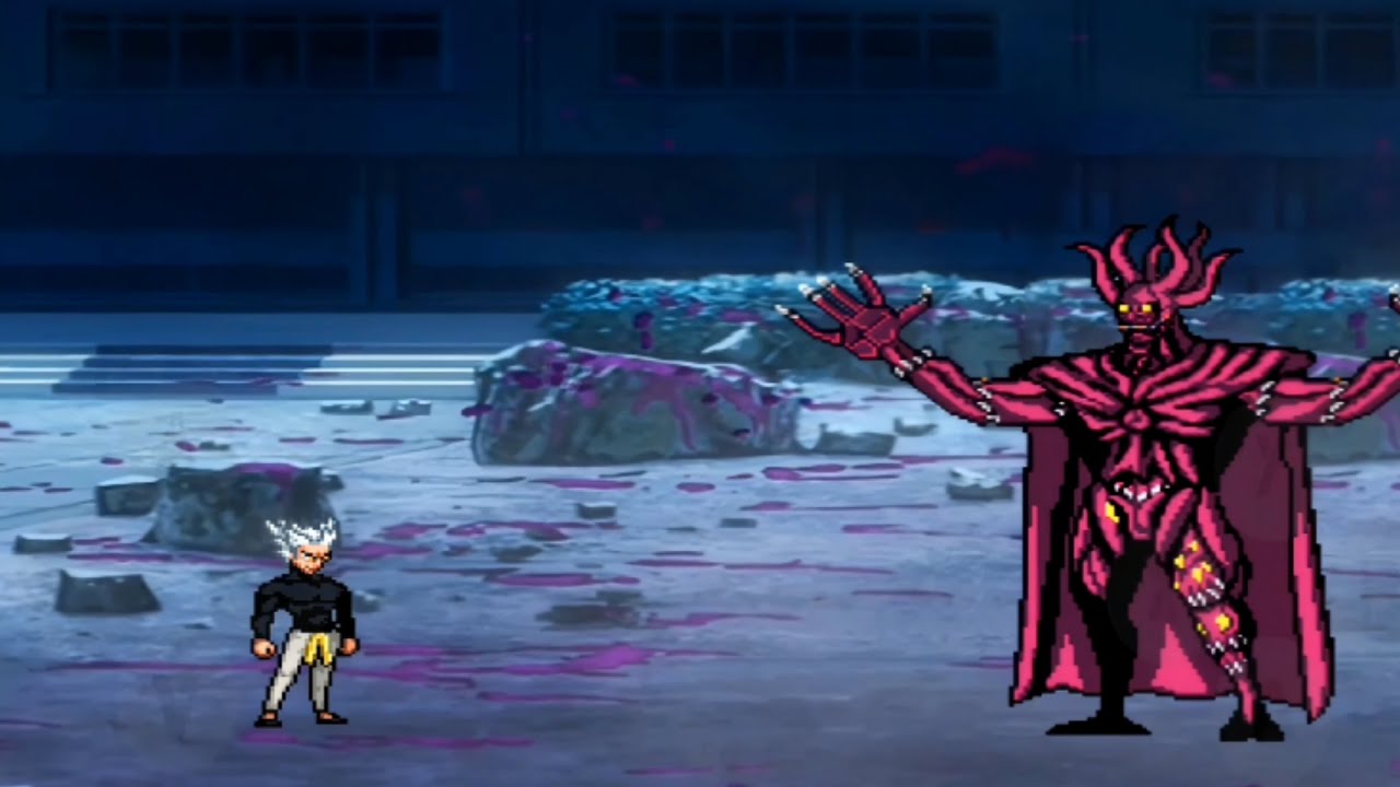 Garou vs Monster king Orochi