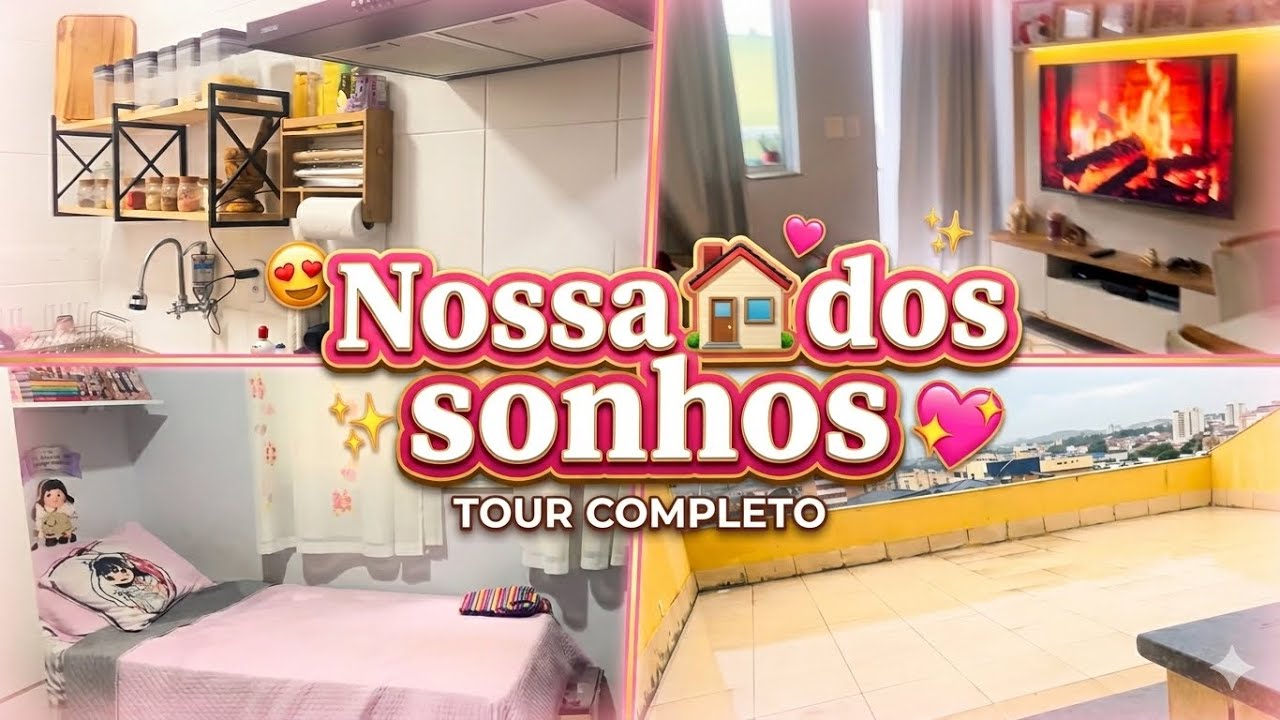 Tour Pela Minha Casa simples, mas aconchegante. 🏠