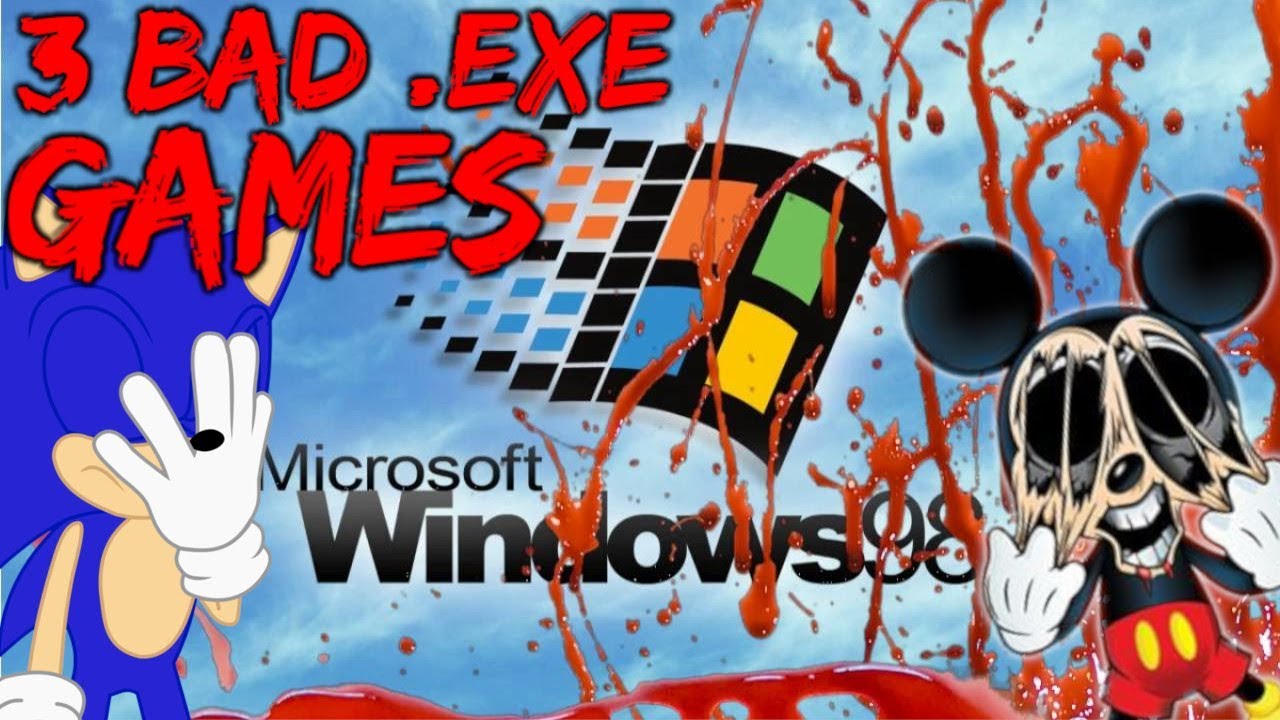 HILARIOUSLY BAD! 3 BAD .EXE GAMES [Windows 98.exe, Suicide Mouse.exe, His Game.exe]