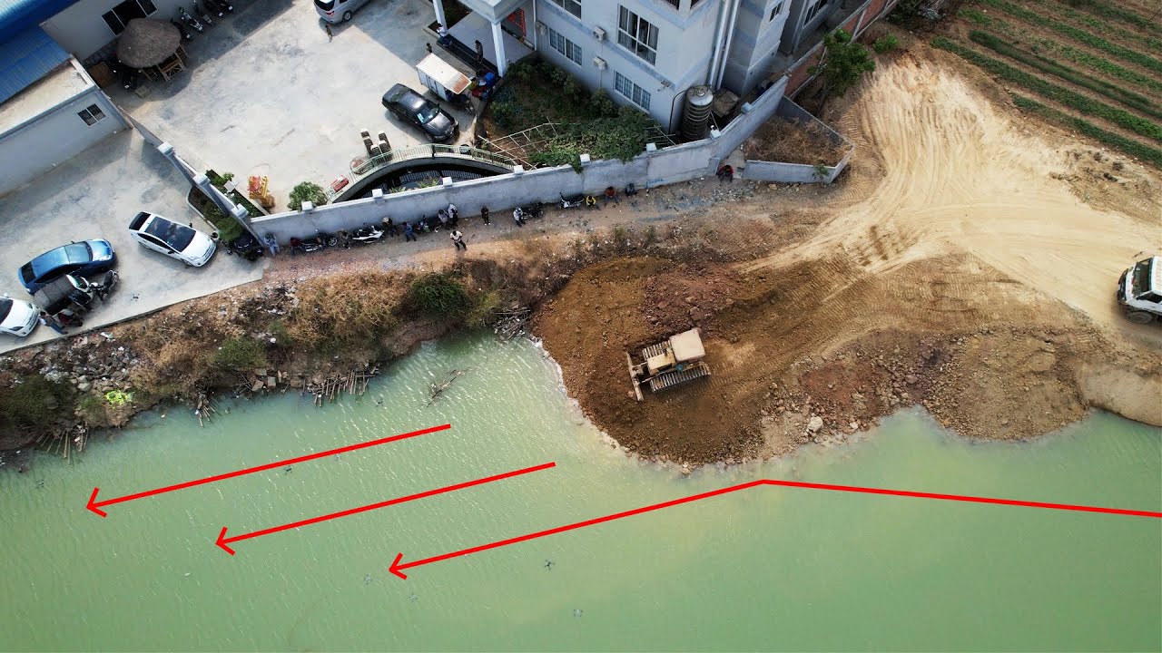 It takes several days to achieve a solid foundation that makes it easy for the truck to move forward
