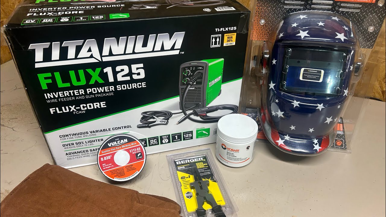 Titanium Flux 125 Review. $207 welding setup! 